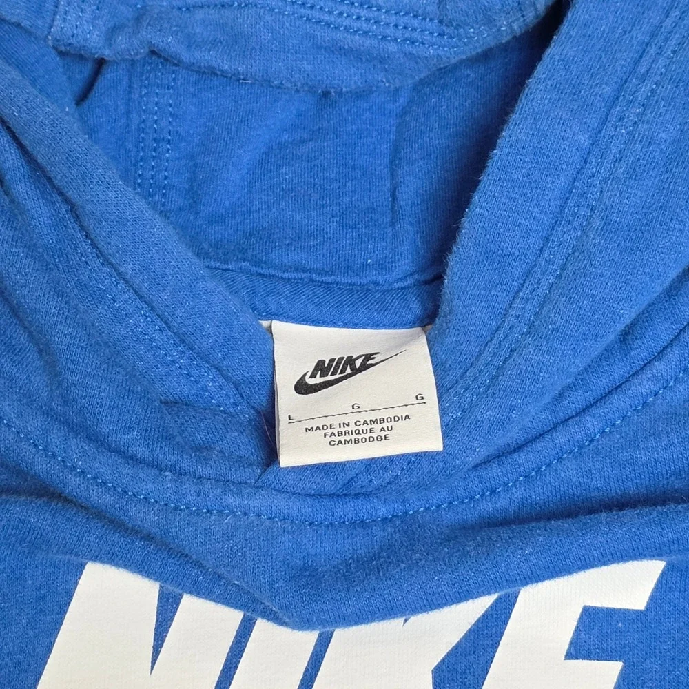 Nike‎ Hoodie Bundle Boys M/L Red Blue Dri-FIT Pullover Sweatshirt 2pk